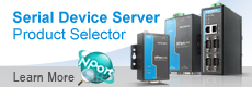 Moxa Serial Device Server Product Selector